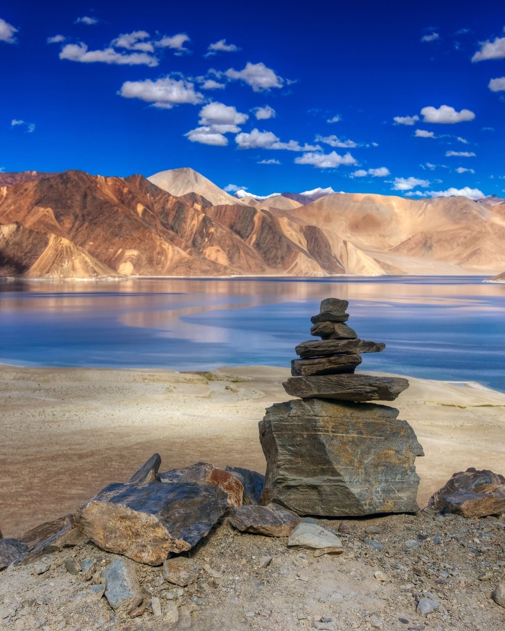 Pangong Lake - Iconic high-altitude lake.