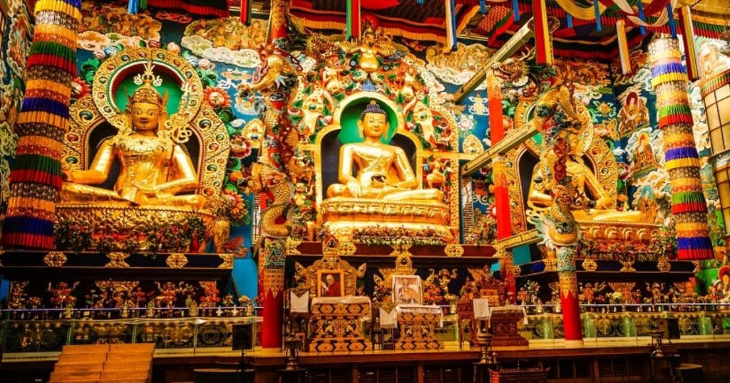 The Golden Temple at Namdroling Monastery, Coorg