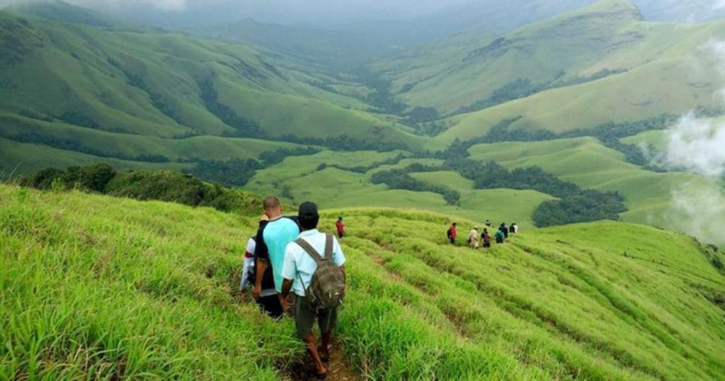 Mist over Mandalpatti Peak in Coorg