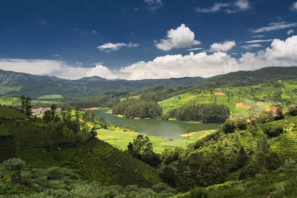Avalanche Lake in the Nilgiri hills near Ooty