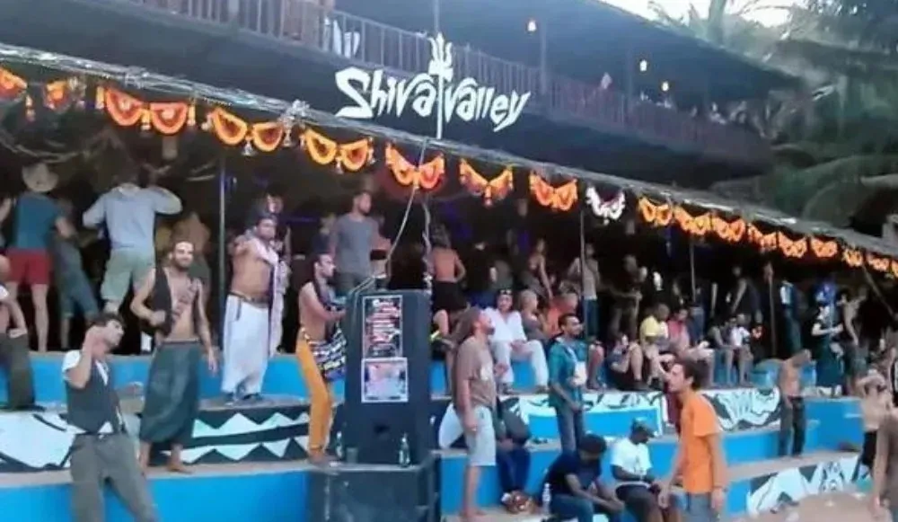 A beach party in Goa